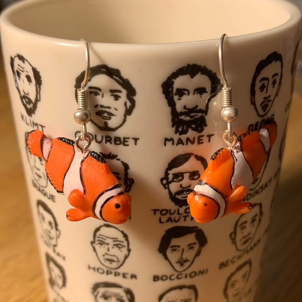Clownfish Nemo earrings
